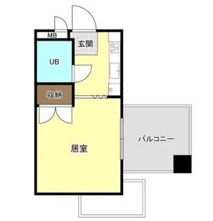 OS・SKYマンションII藤ヶ丘【3階】の間取り