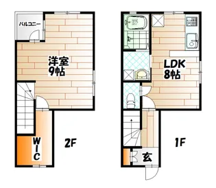 エクラメルベイユの間取り