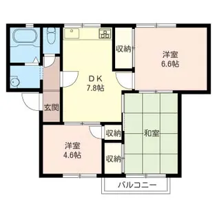 イルミエール【2階】の間取り