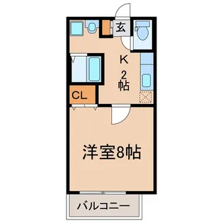 フェヴァリー III【2階】の間取り