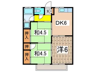 伊東ハイツ第1【2階】の間取り