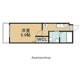フィユフラッツ坂戸【1階】の間取り