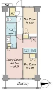 パレステージ墨田立花【2階】の間取り
