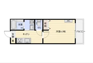 輝BASE【2階】の間取り