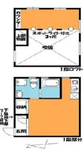 PATIO町屋【1階】の間取り