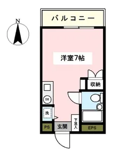 ビケンアーバンス【4階】の間取り