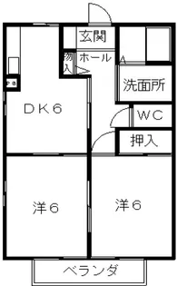 メゾン道【2階】の間取り