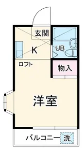 ラスール イナII【2階】の間取り