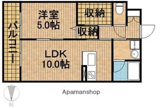グランメゾンII【4階】の間取り