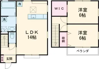 コーポ木村 Gの間取り