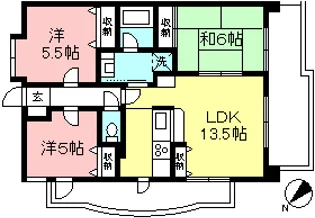 グローリーヒルズ【3階】の間取り