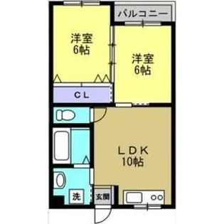 マンション藤【2階】の間取り