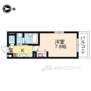 EASTVIEW【2階】の間取り