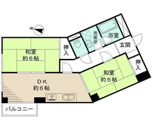 ラヴィーナ門前仲町【1階】の間取り