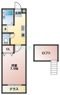 サニーコート3【1階】の間取り