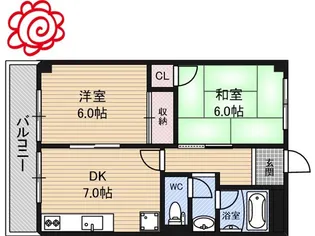 シャトー中村【3階】の間取り
