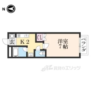 ツイン・ハイツ【2階】の間取り