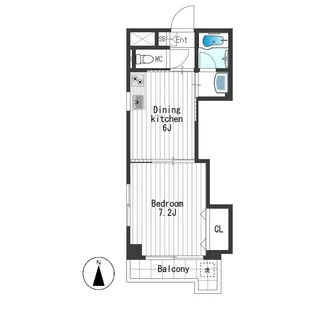 三ツ木富士見町マンション【5階】の間取り