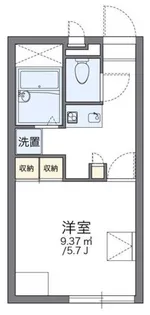 レオパレスM【2階】の間取り