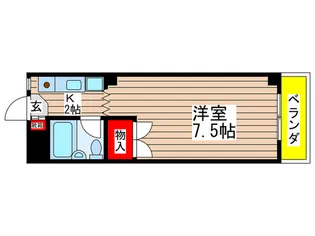 サンサ-ラ宝山【2階】の間取り