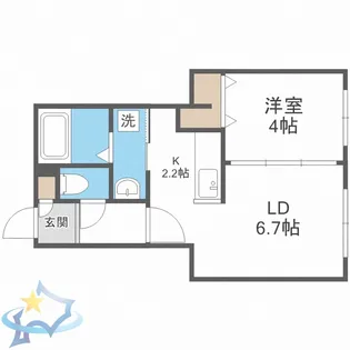Zeppelin【1階】の間取り
