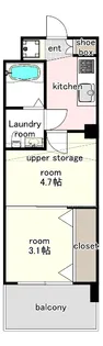 No.70 HARBOR SOUTH TOWER【2階】の間取り