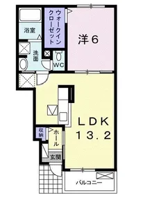 バニラ ベル【1階】の間取り