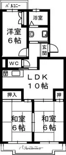 センチュリーハイツ【2階】の間取り