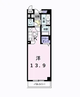 カーサミレニアム【3階】の間取り