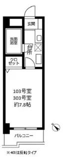 パークサイドハイツ【3階】の間取り