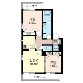 グリーンハイム【3階】の間取り