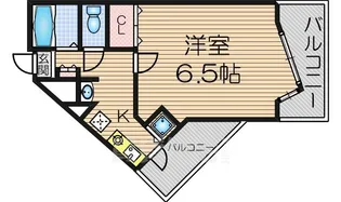 グリーンプラザ新梅田【3階】の間取り