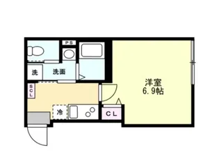 ベイルームハイム大和中央A【1階】の間取り
