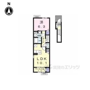 フェルメール【2階】の間取り