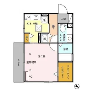 花月モナリエ【1階】の間取り