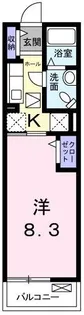 グレイス・エマ【1階】の間取り