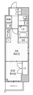 CAVANA+ YOTSUYA【7階】の間取り