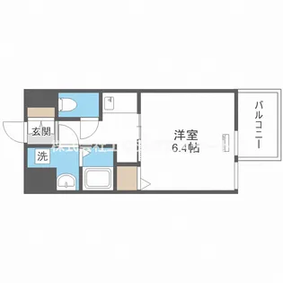 RIDGE姫島【3階】の間取り