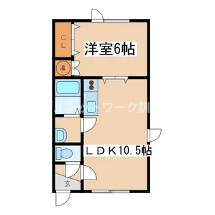 アーバン暁【1階】の間取り