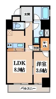 イーストレジデンス【4階】の間取り