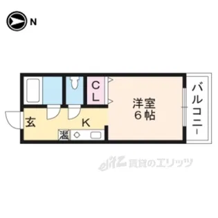 アークみささぎ【4階】の間取り