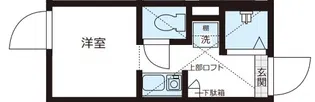 QUQURI北新宿【1階】の間取り