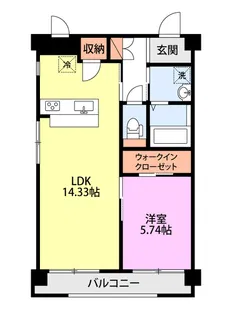 ファーストクラス寺尾【3階】の間取り