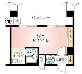 ダイアパレス飯田橋【6階】の間取り