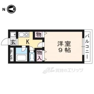 エルム松ヶ崎【1階】の間取り
