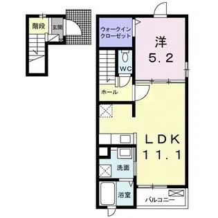 マルグリッドI【2階】の間取り