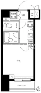 ルーブル品川西大井【2階】の間取り