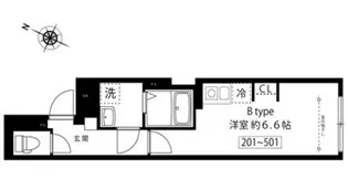 サンフォレスタ文京大塚【3階】の間取り