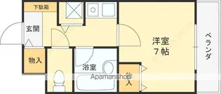 ブライティミル【1階】の間取り