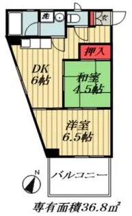 マルゼンコーポラス【2階】の間取り